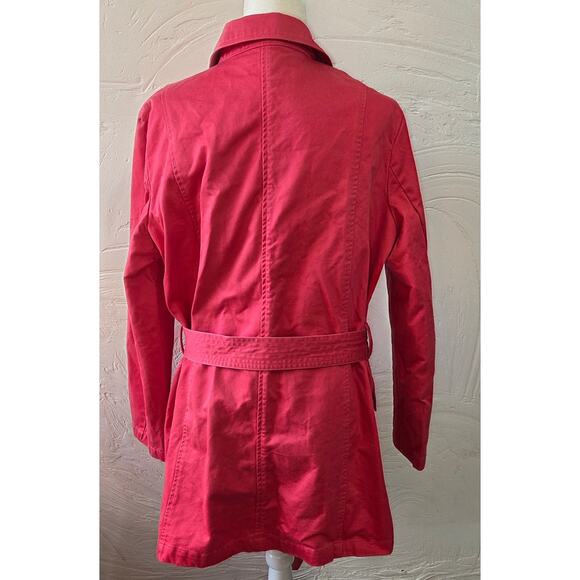Relativity Red Trench Coat Size XL - Picture 6 of 6